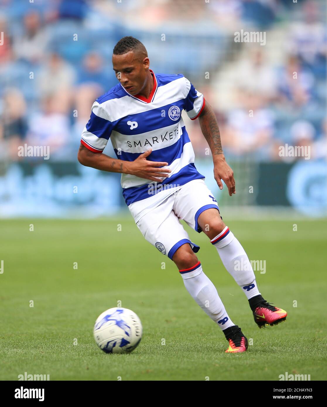 Queens park rangers tjaronn chery pre season friendly match loftus road ...