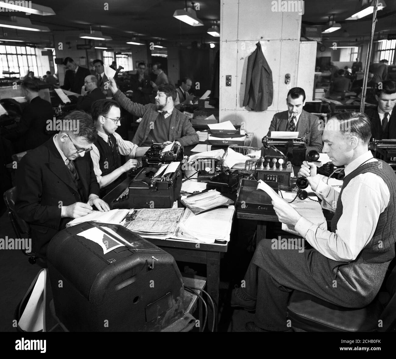 The Reuters and Press Association Central Desk, based in London