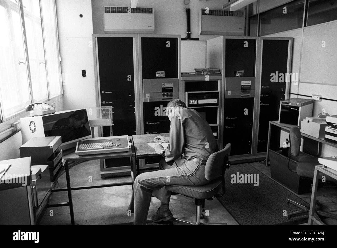 Press Association transmission room Stock Photo Alamy