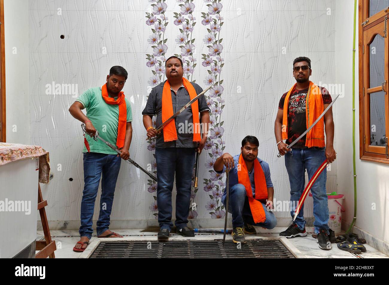 Hindu yuva vahini hires stock photography and images Alamy