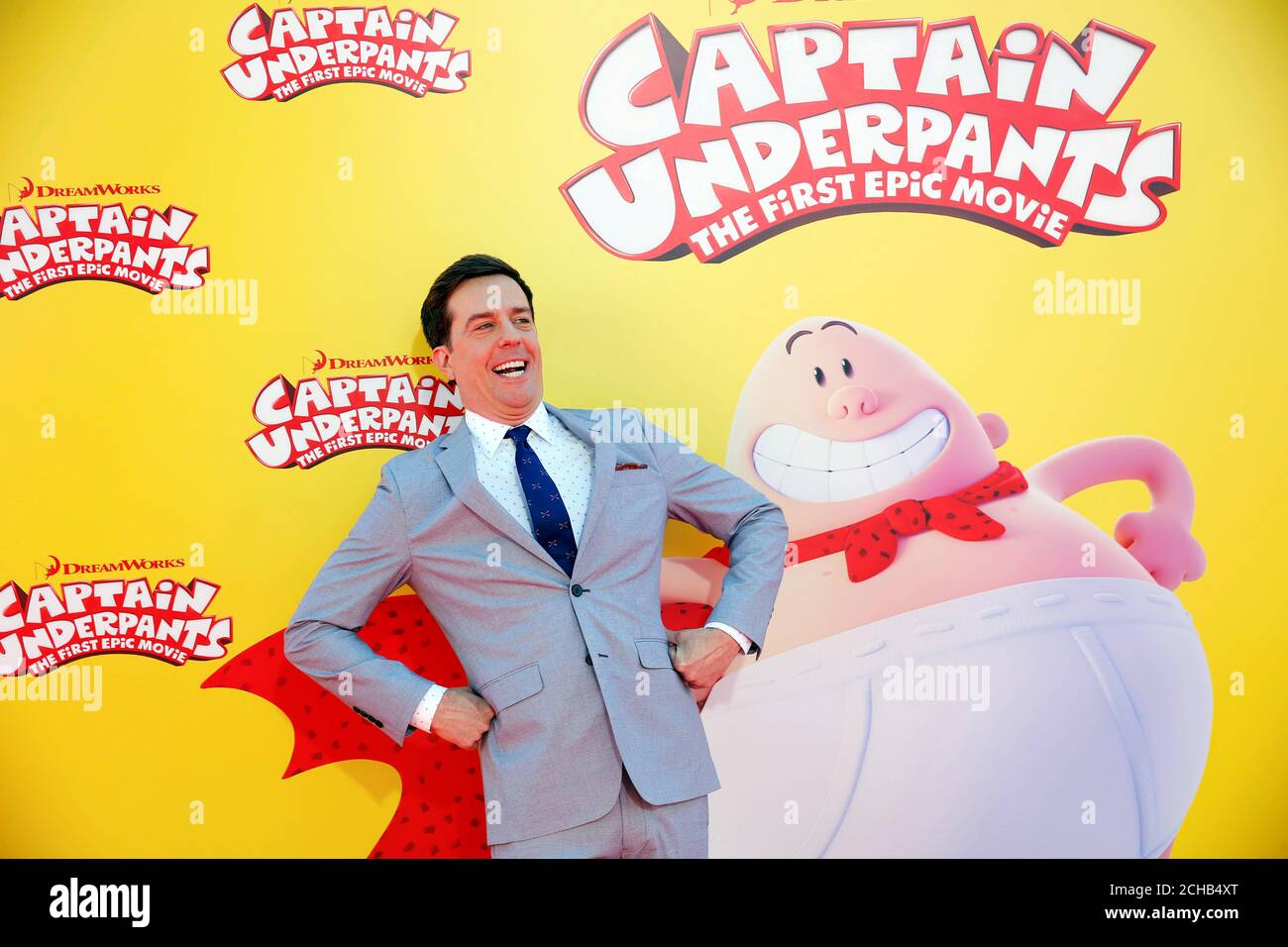 Actor Ed Helms Attends The Premiere Of Captain Underpants The First Epic Movie At The Regency Village Theater In Los Angeles California U S May 21 2017 Reuters Patrick T Fallon Stock Photo Alamy