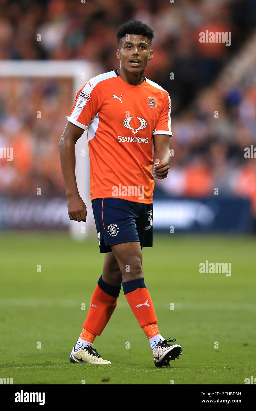 James Justin, Luton Town Stock Photo - Alamy