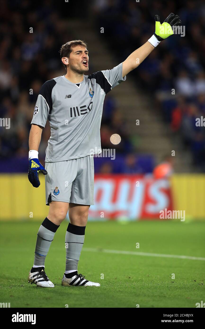 FC Porto goalkeeper Iker Casillas Stock Photo