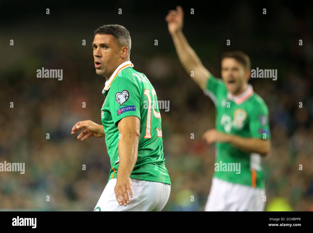 Republic Irelands Jon Walters World Cup Qualifying Match Aviva Stadium