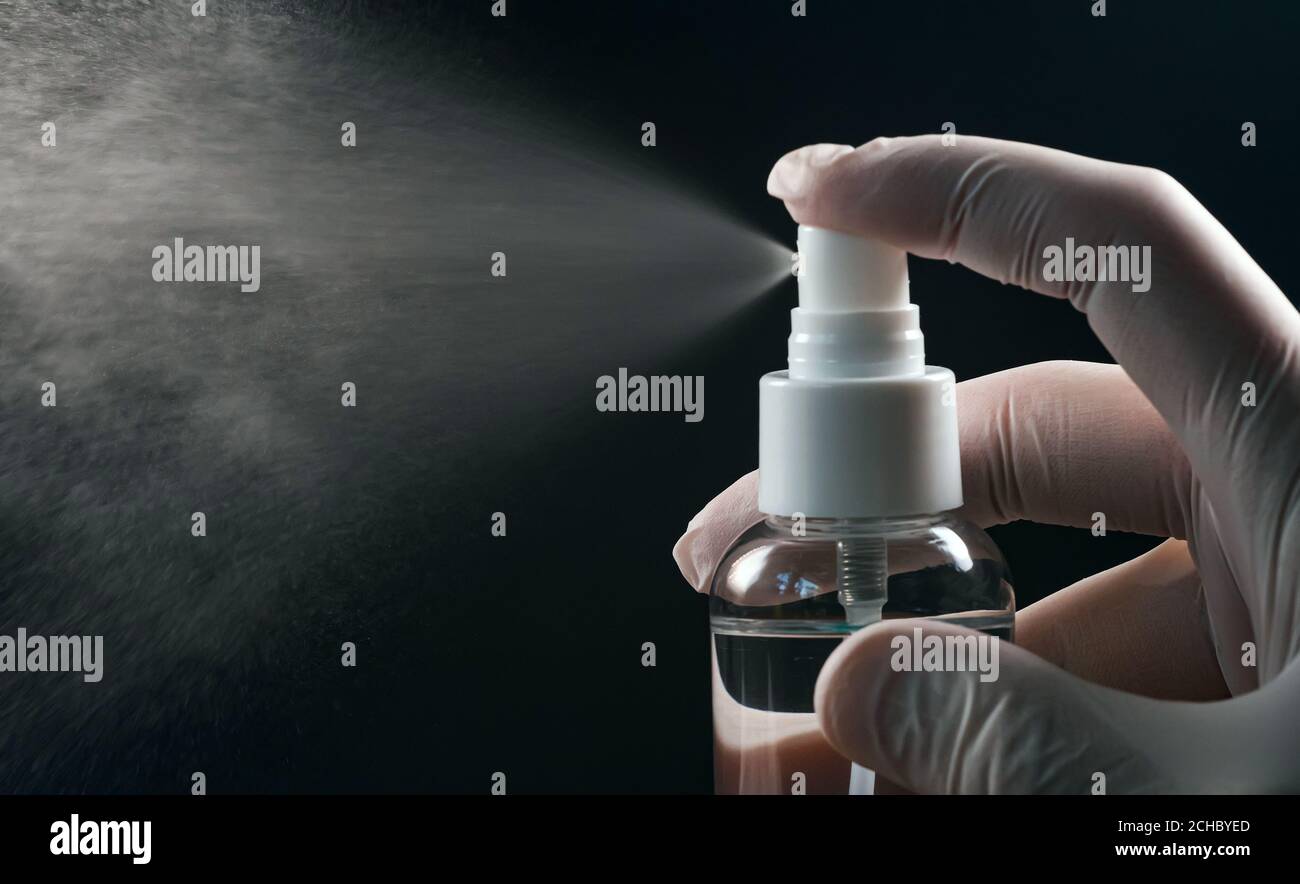 Disinfectant spray hires stock photography and images Alamy