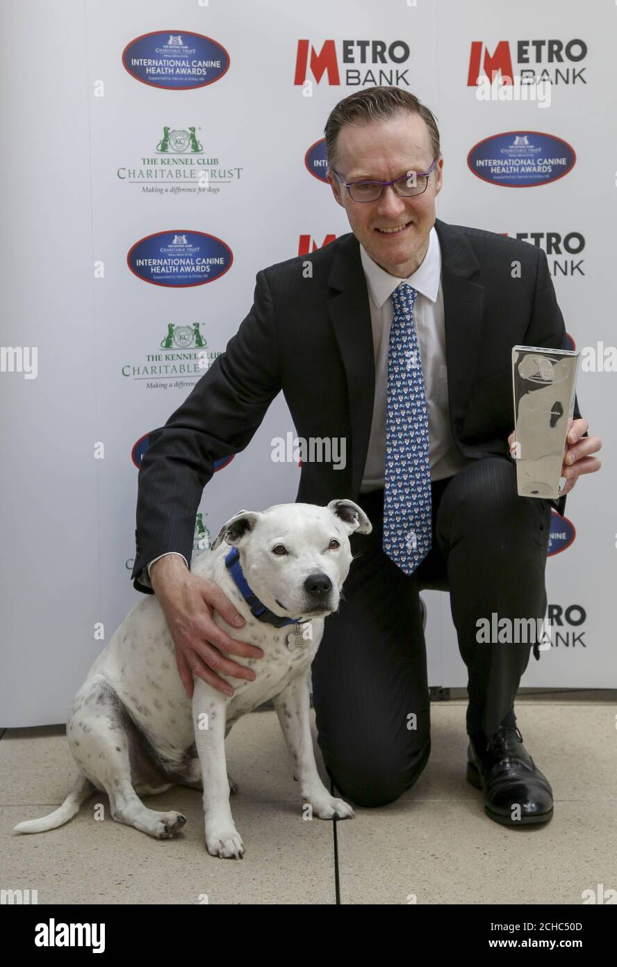 EDITORIAL USE ONLY Professor Oliver Garden receives the International