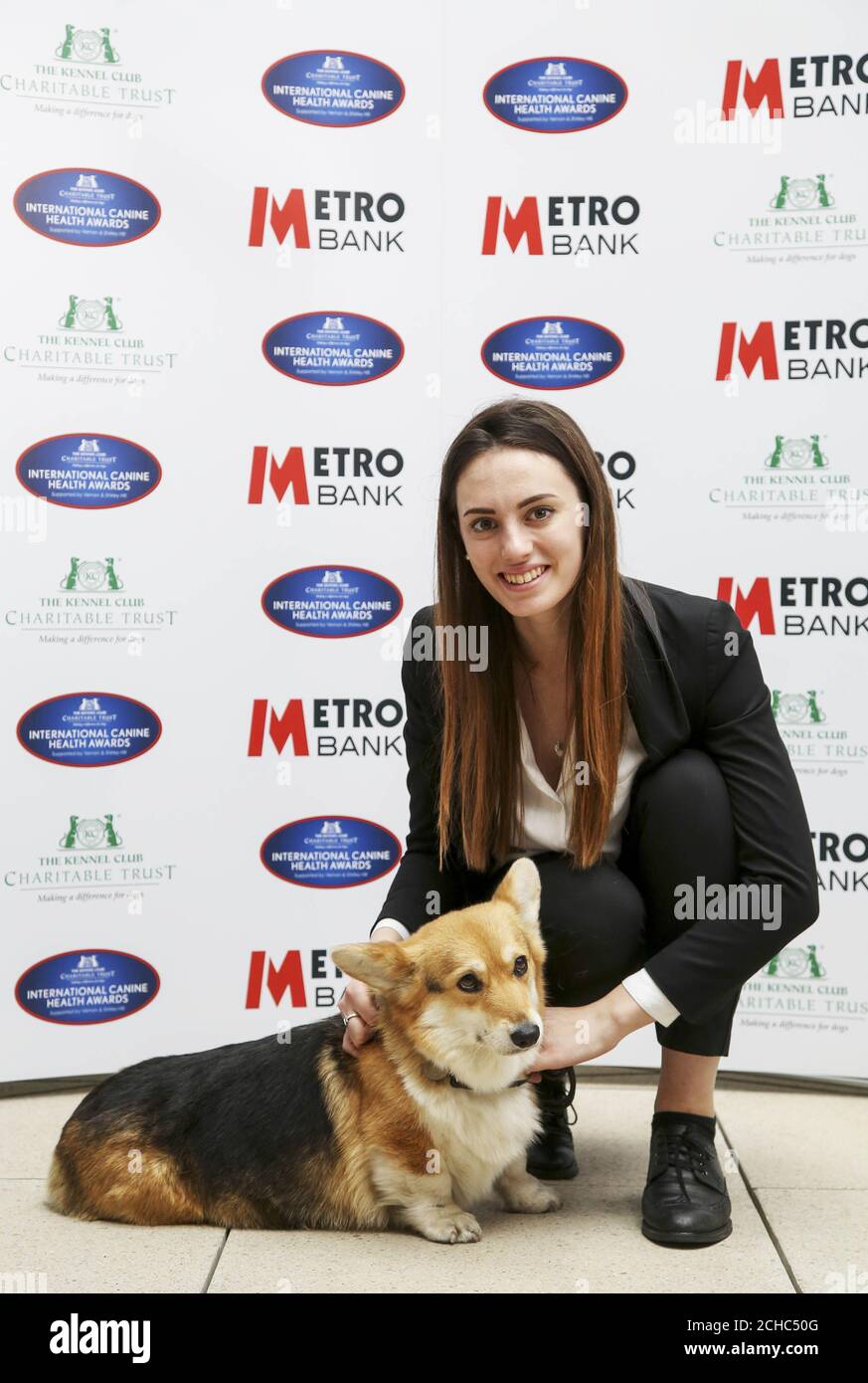 EDITORIAL USE ONLY Harriet Davenport receives the Undergraduate Student Inspiration Award with