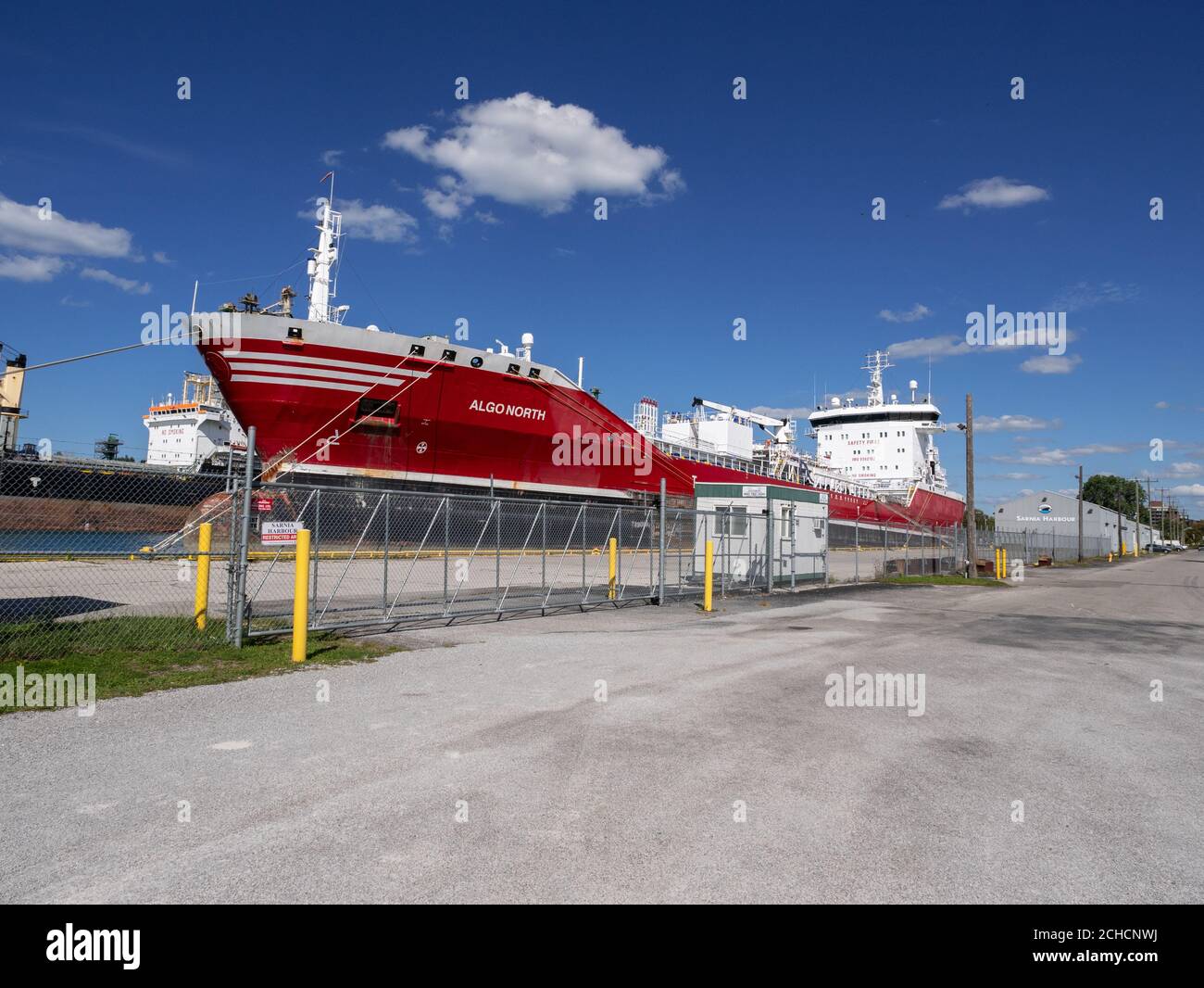 The Algonorth Crude Oil Tanker In Port Sarnia Ontario Canada This