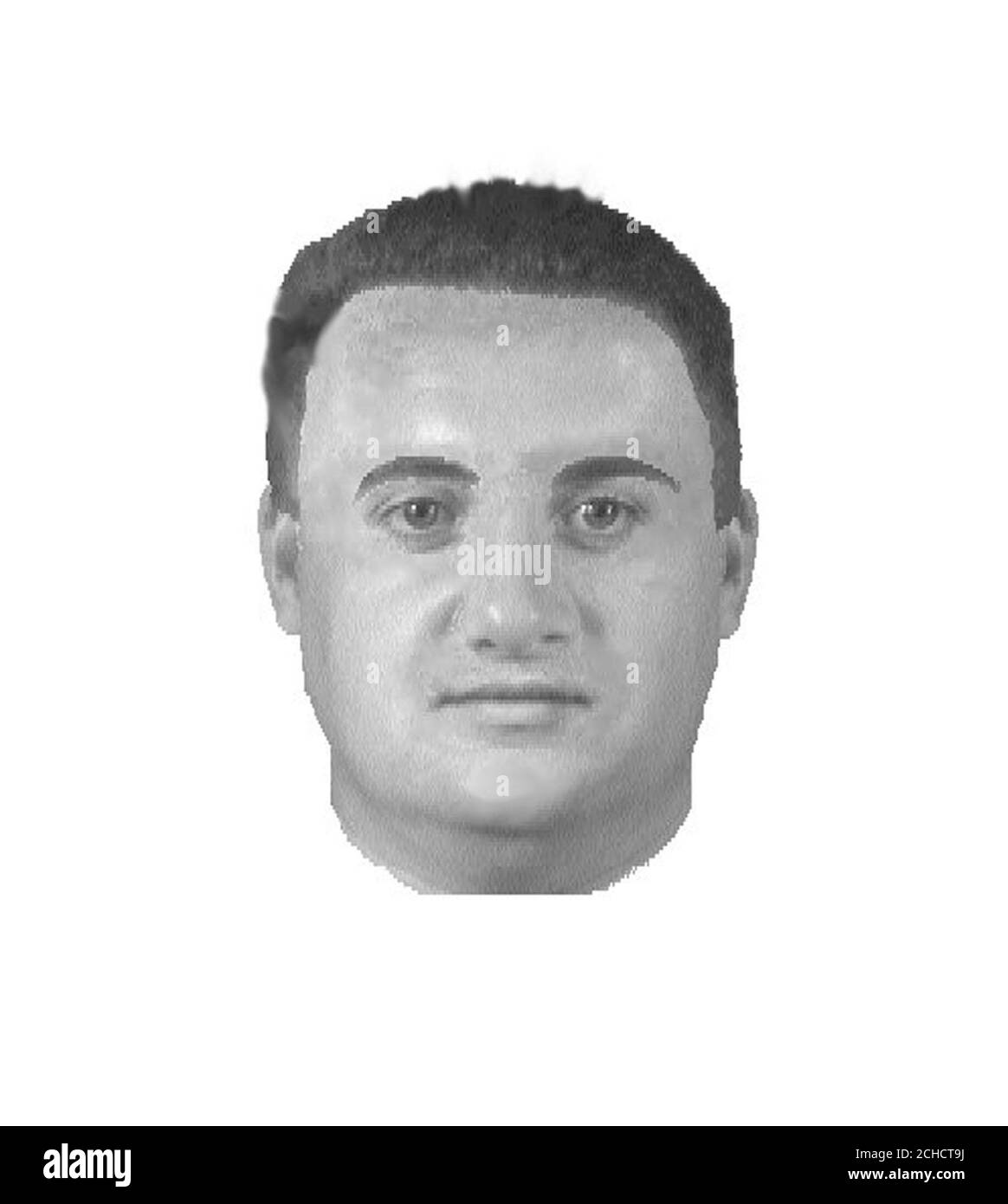 Undated West Yorkshire Police e-fit produced by one of rapist John Hall's victims and used as part of an appeal on BBC's Crimewatch. Senior prison officer John Hall, 35, was jailed for life today for a series of rapes, indecent assaults, kidnappings and attempted kidnappings of women and young girls. Stock Photo