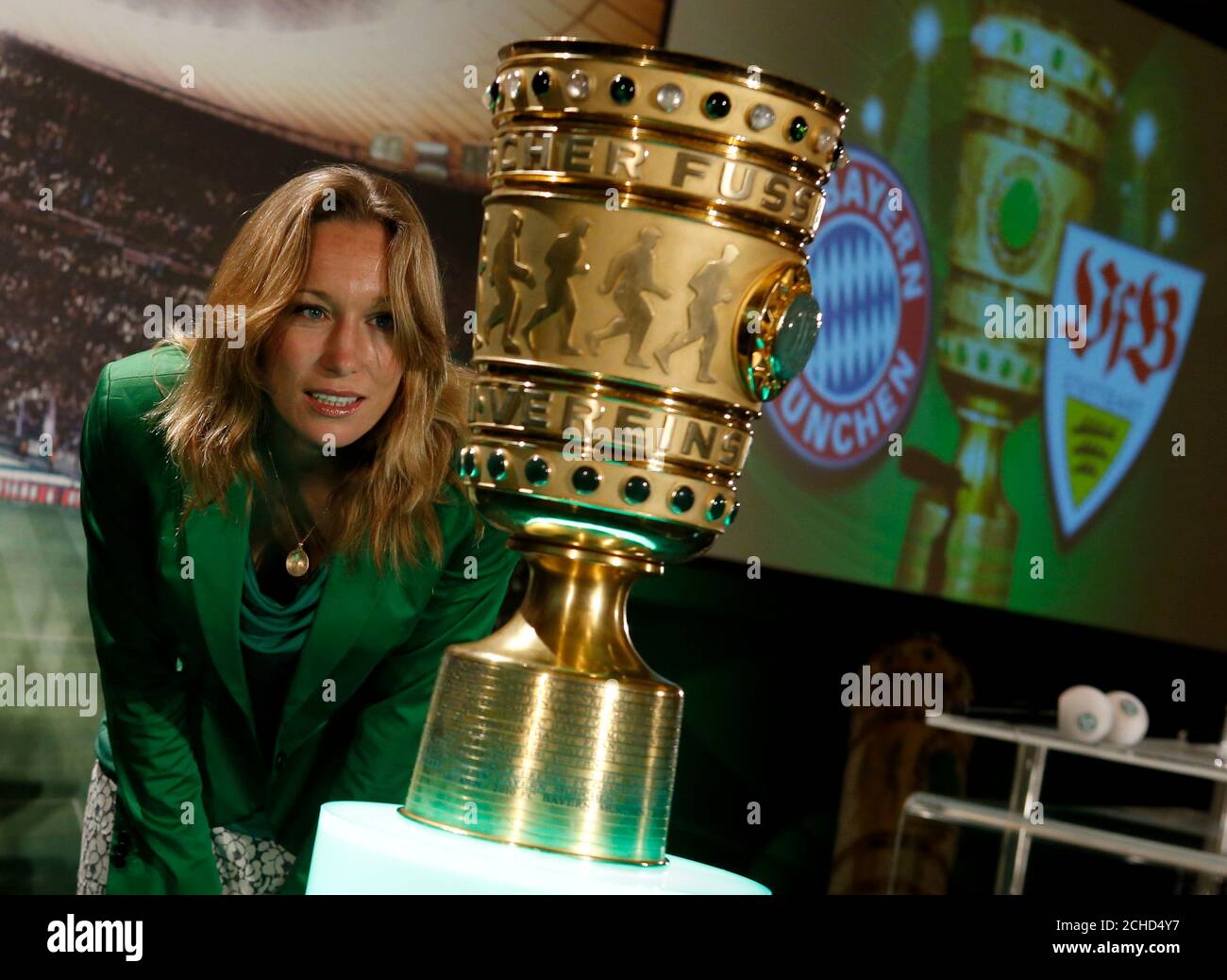 German Cup Dfb Pokal Trophy On High Resolution Stock Photography And Images Alamy