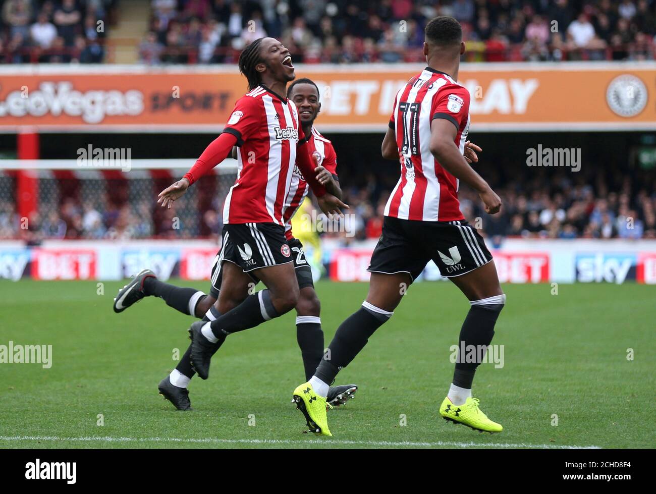 Soccer Football Championship Brentford Vs Millwall Griffin Park Brentford Britain October 14 2017 Brentford S Romaine Sawyers