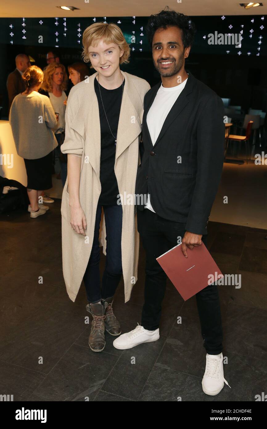 Actress and tech entrepreneur Lily Cole, poses for a picture with Second Home founder and columnist, Rohan Silva, about life in London, the importance of 'belonging' and the ever-changing face of the city, in collaboration with the Museum of London. Stock Photo