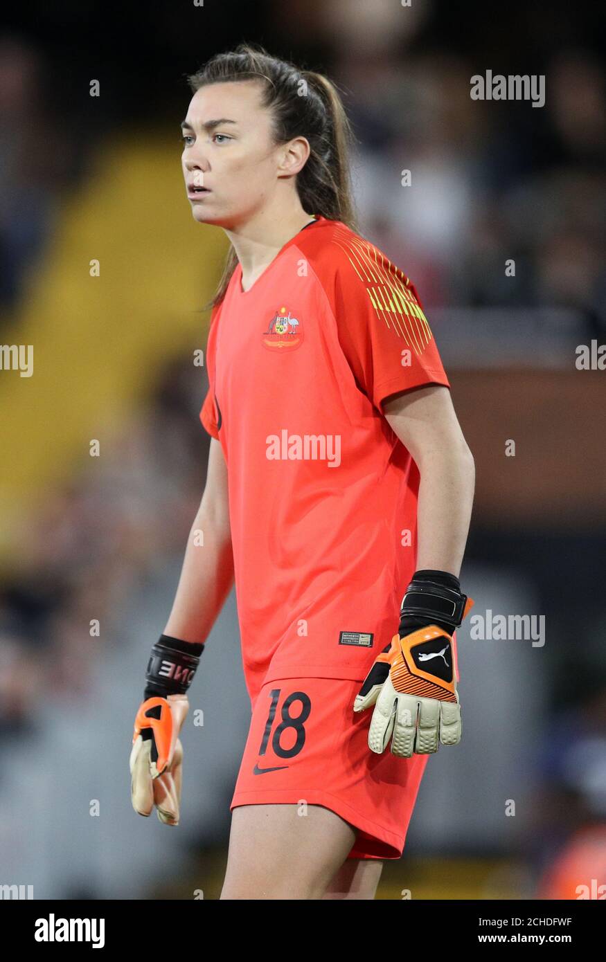 Australia Women goalkeeper Mackenzie Arnold Stock Photo Alamy