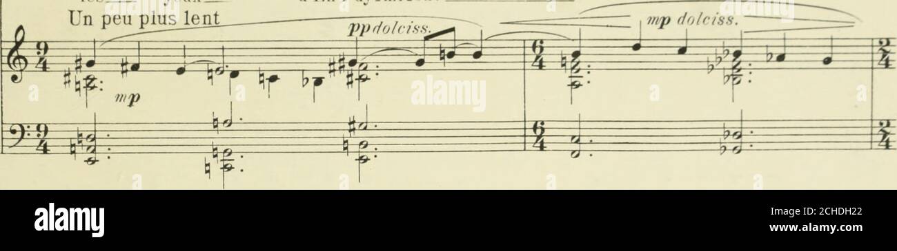 Melodies Si V V T Vttrcssi N 7 M V Soufp Lit Uip L N Pou Plus Lent Y Ay T T I 3 I 4 1 Tl I Les Yeux Un