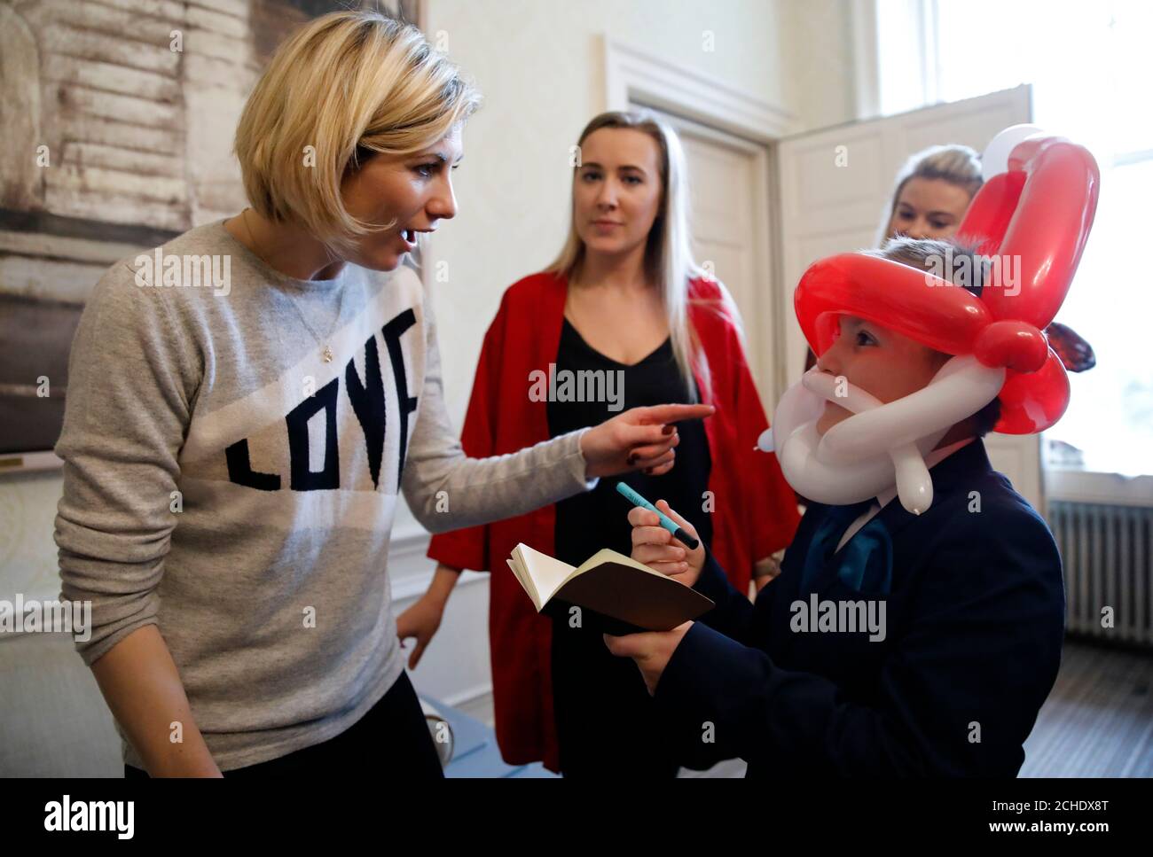Actress jodie whittaker signs autographs hi-res stock photography and