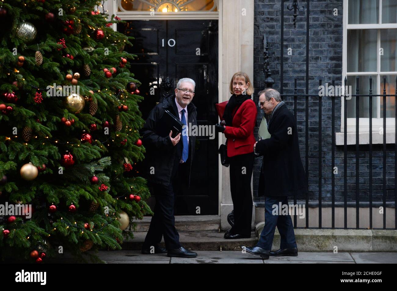 (left) Michael Russell MSP arrives at 10 Downing Street, London, to attend a Joint Ministerial Committee meeting on Brexit. Stock Photo