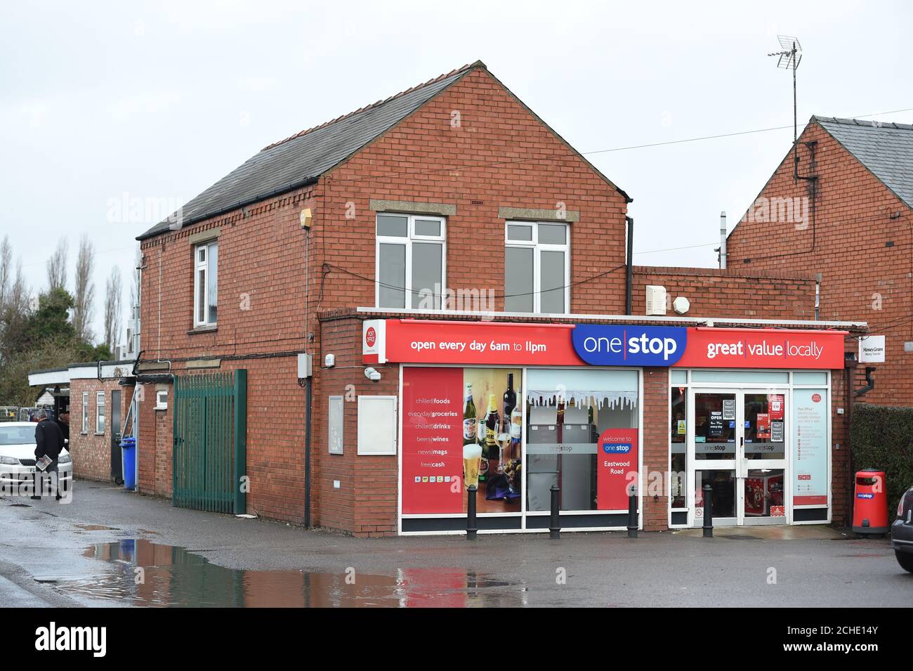 Eastwood Road Post Office in Boston, Lincolnshire, where Andrew Clark