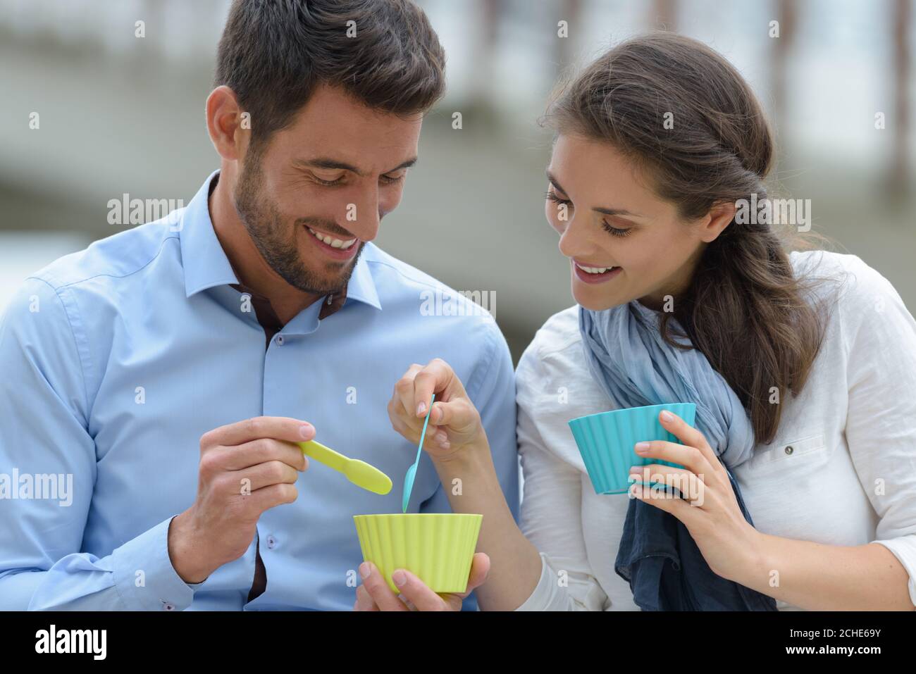 Sharing cups hi-res stock photography and images - Alamy