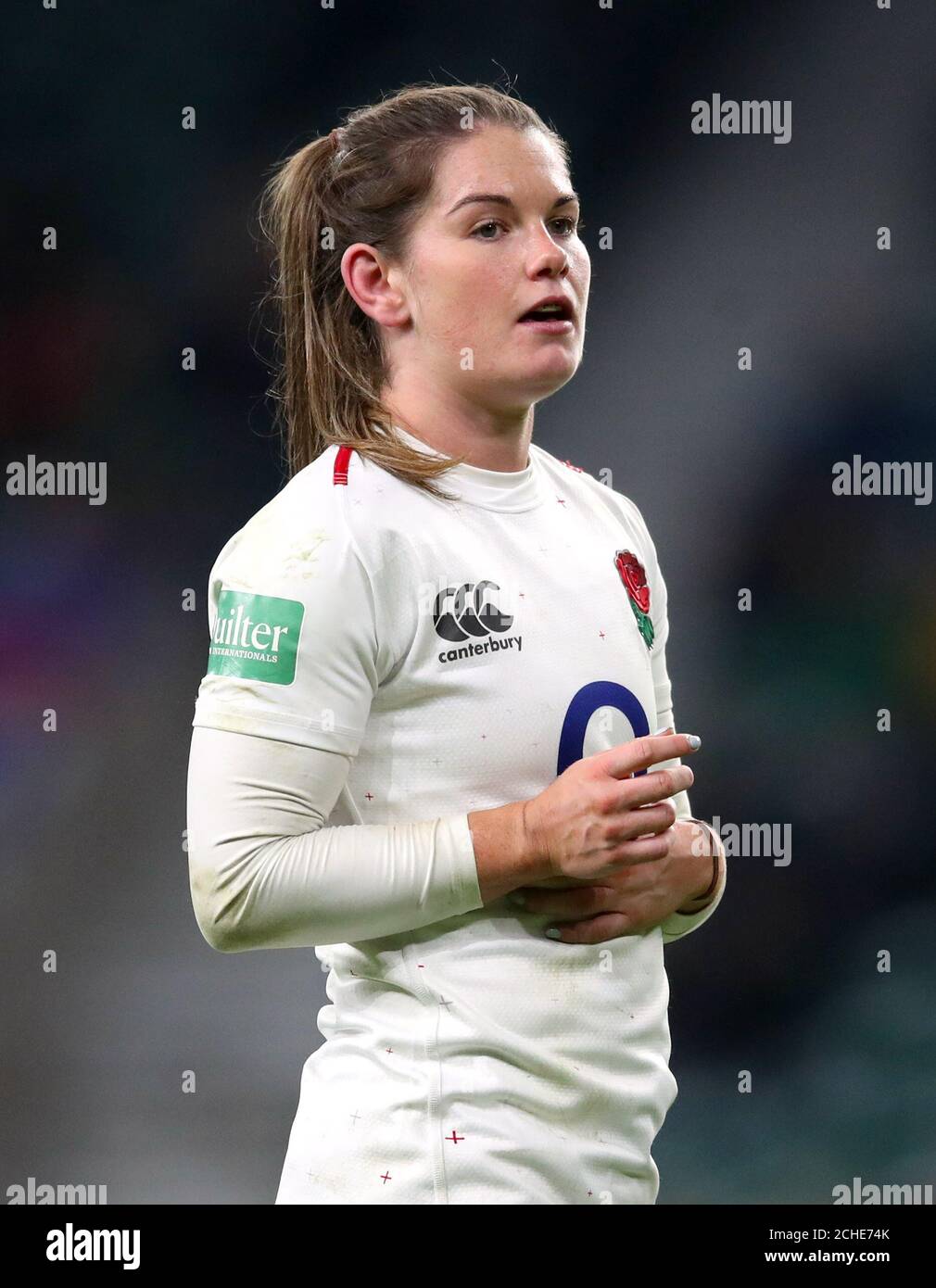 England's Leanne Riley Stock Photo - Alamy