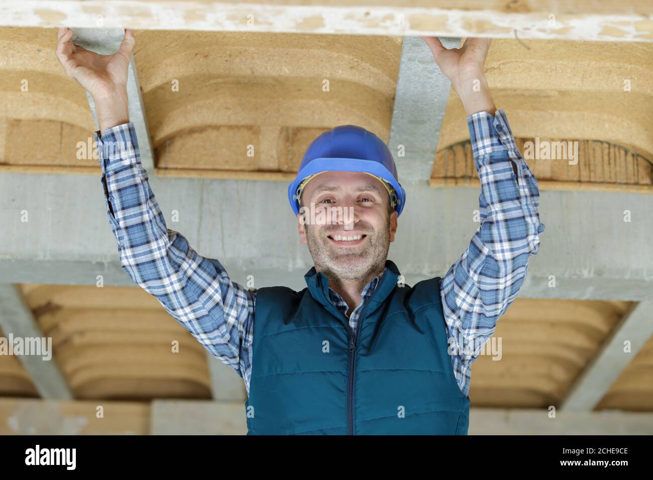 electrician man worker looking at camera Stock Photo Alamy