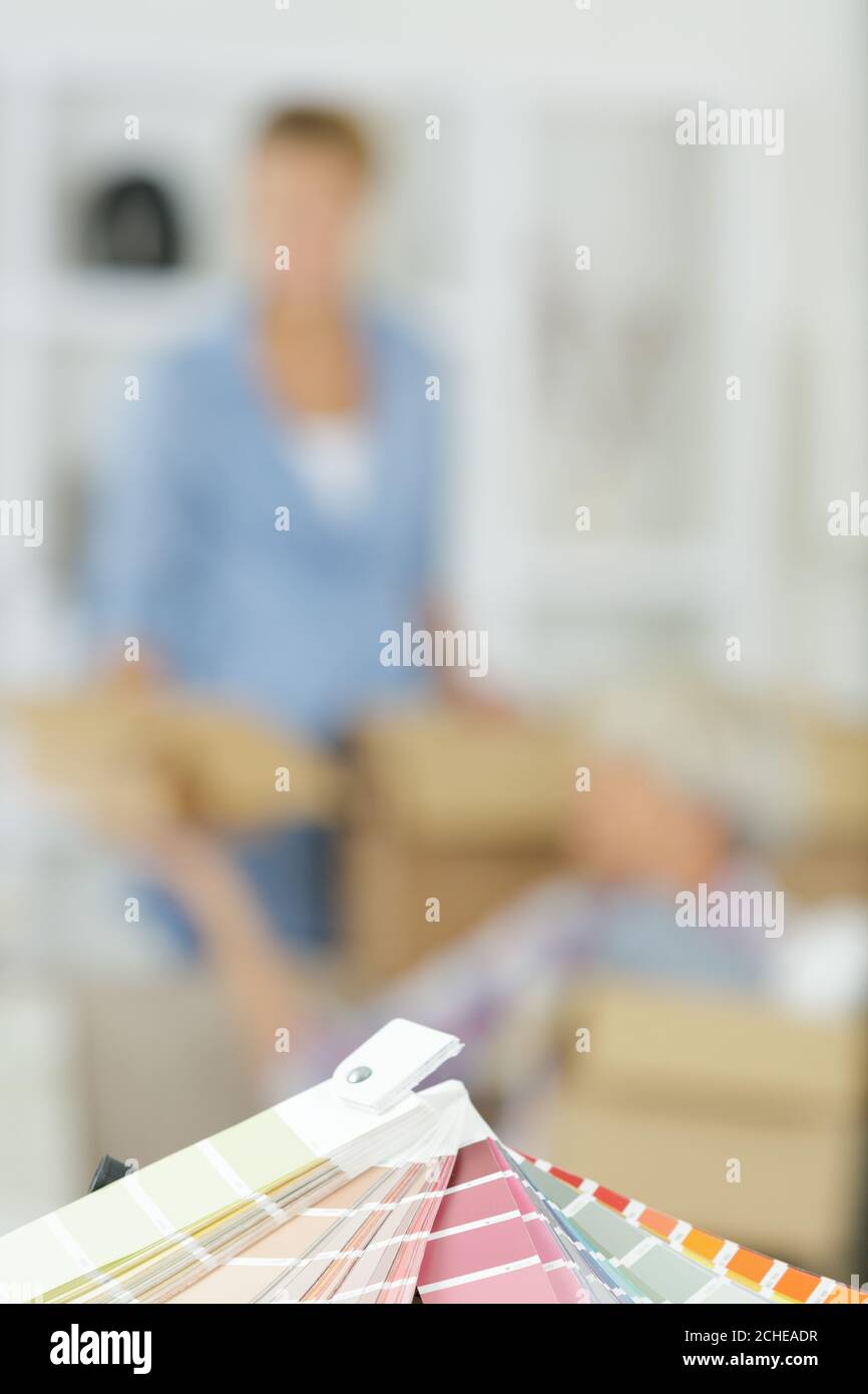 selection of colors and materials for home renovation Stock Photo Alamy
