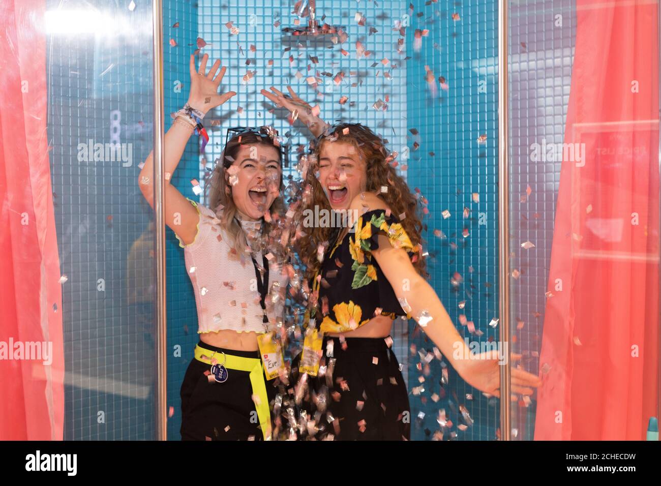 Benefit confetti shower inaugural vidcon london hi-res stock photography  and images - Alamy