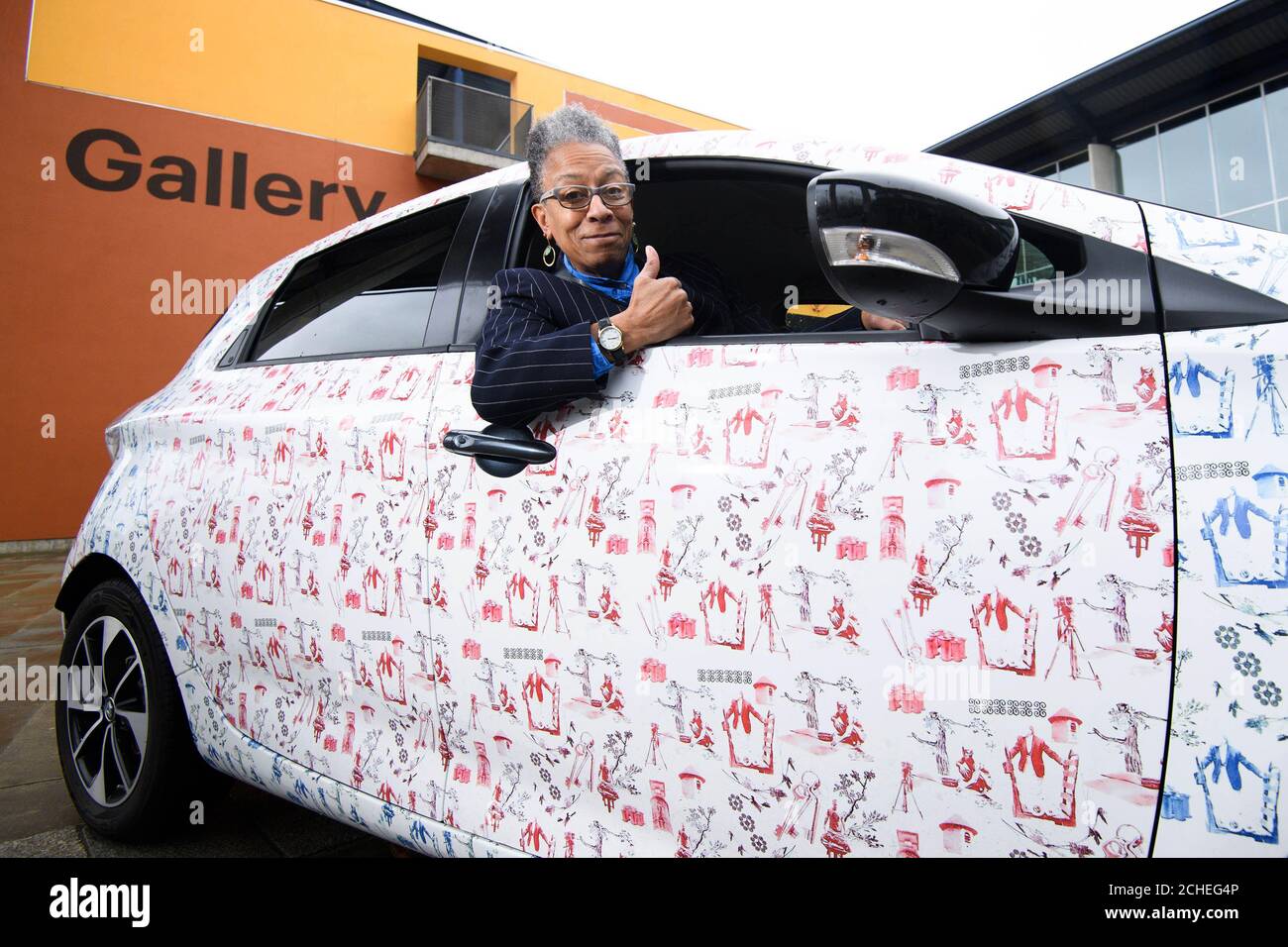 EDITORIAL USE ONLY Artist Ingrid Pollard unveils her specially