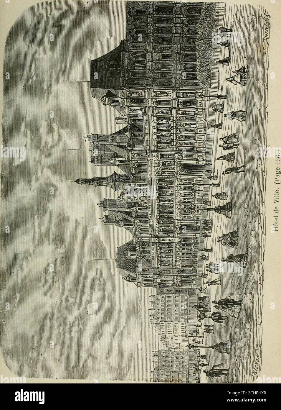 . Les merveilles du nouveau Paris-- . end sur le quai Conti une façade de centvingt mètres; elle renferme dans une vaste salle, supportéepar des colonnes corinthiennes, une intéressante collectionde monnaies et de médailles. Cet hôtel a été construit à Paris, sur lemplacement delhôtel de Conti, en 1771. Cest là que lon frappe les mon-naies et les médailles. Dès les premiers temps de la monar-chie, les rois frappaient la monnaie. Ainsi, en 864, nousvoyons, par un capitulaire de Charles le Chauve, que la fa-brication de la monnaie avait lieu dans le palais même duroi. Cet établissement, transpor Stock Photo