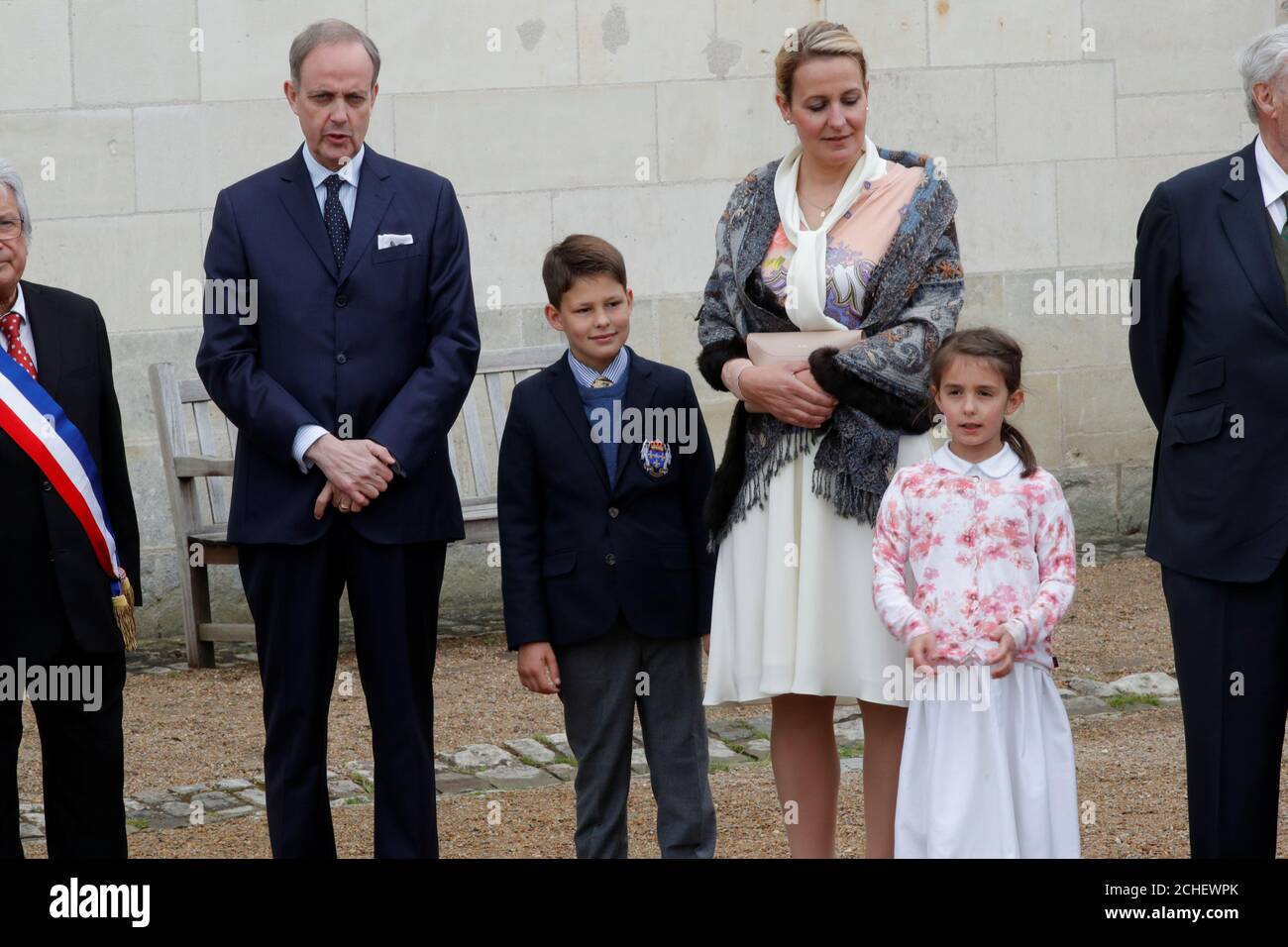 Paris Count Jean d'Orleans, Princess Philomena, Prince Gaston and ...
