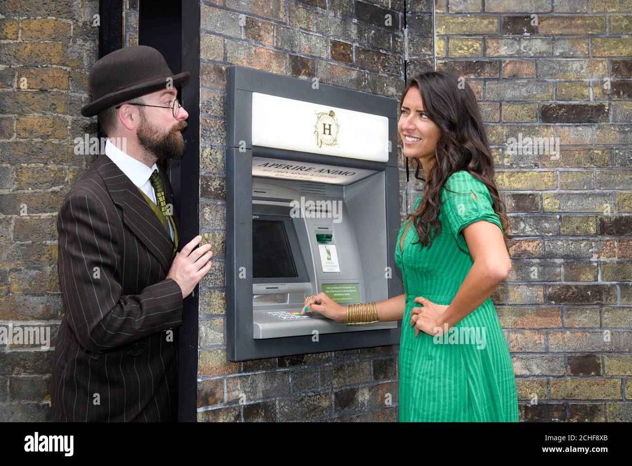 EDITORIAL USE ONLY Members of the public arrive at the opening of The A