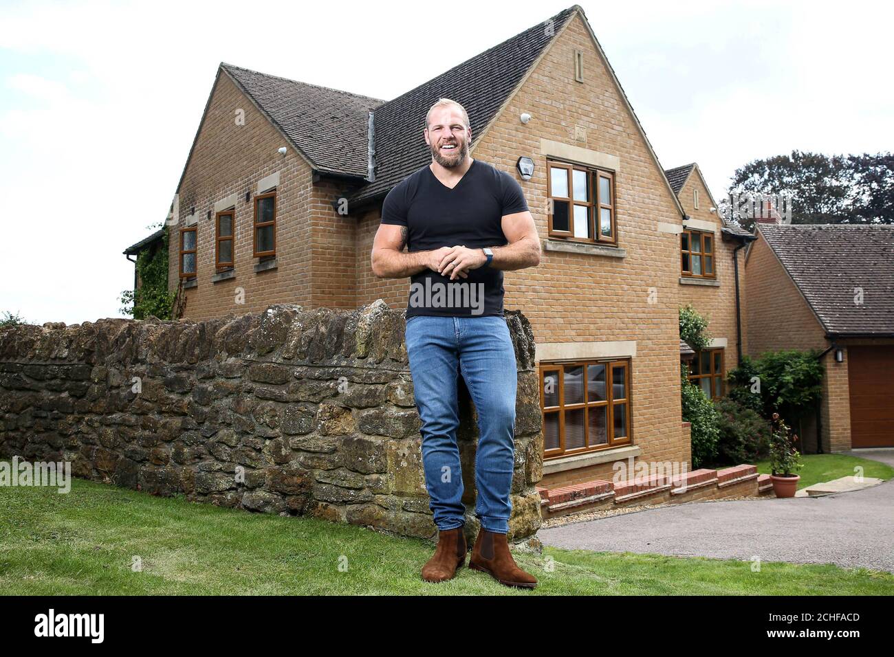 Former England Rugby player James Haskell will be listing his property on Airbnb during the Rugby World Cup, so that fans of the sport who cannot travel to Japan will have the opportunity to enjoy the big sporting moment from his home in Northamptonshire instead. Stock Photo