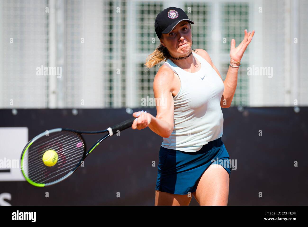 Rome, Italy. 14th September, 2020. Elina Svitolina of the Ukraine during  practice at the 2020 Internazionali BNL d'Italia WTA Premier 5 tennis  tournament on September 13, 2020 at Foro Italico in Rome,