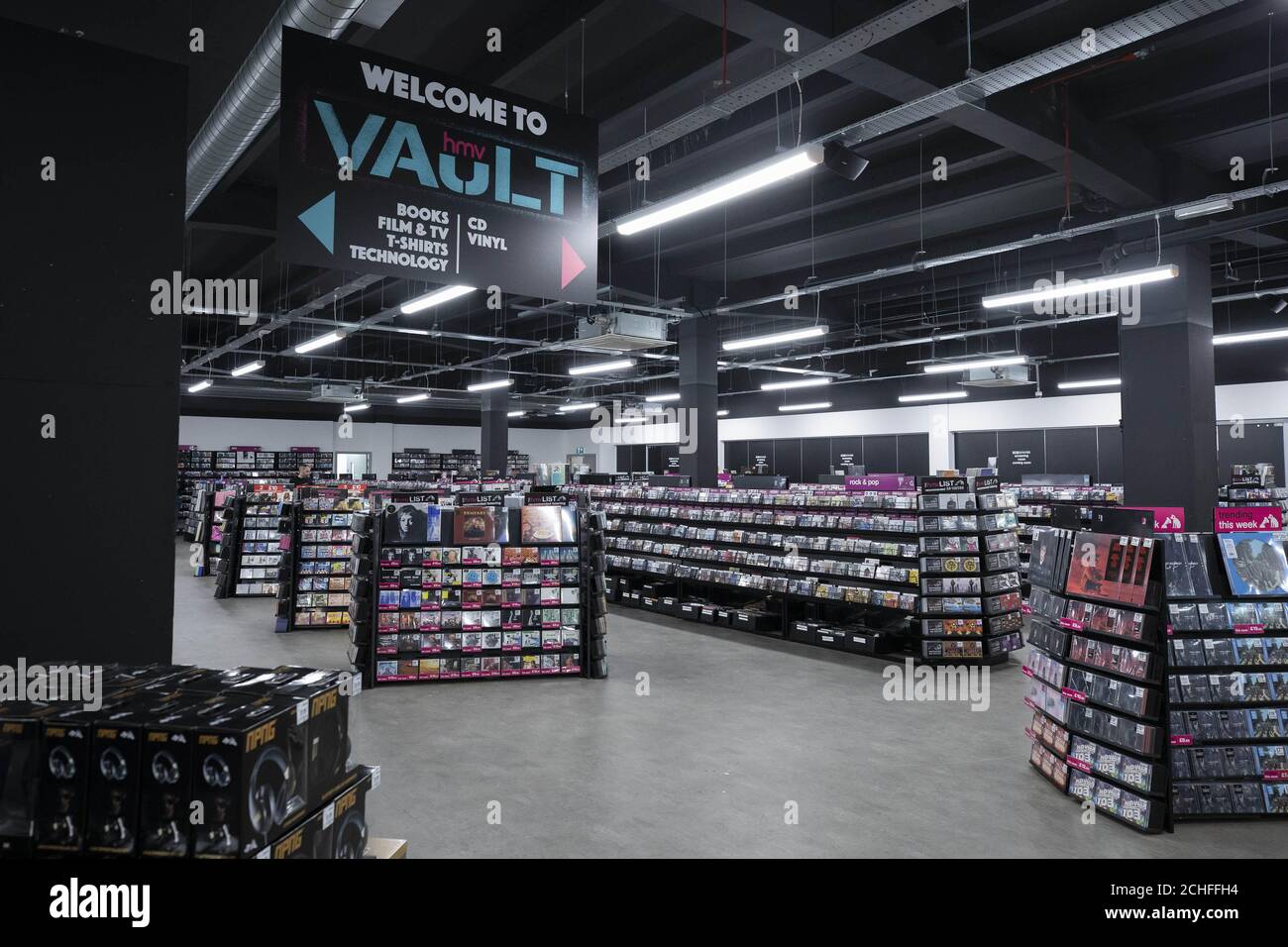 General views of the hmv Vault in Birmingham - Europe's biggest ...