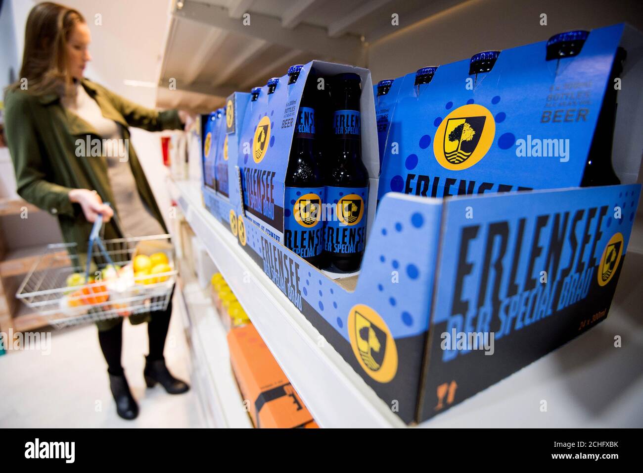 Elena Fleming looks at plastic alternatives at The Impact Centre in Fordham, which is a simulated reality space with a full-scale mock-up of supermarket aisles and chiller cabinets, as DS Smith reports its half-year results today. Stock Photo