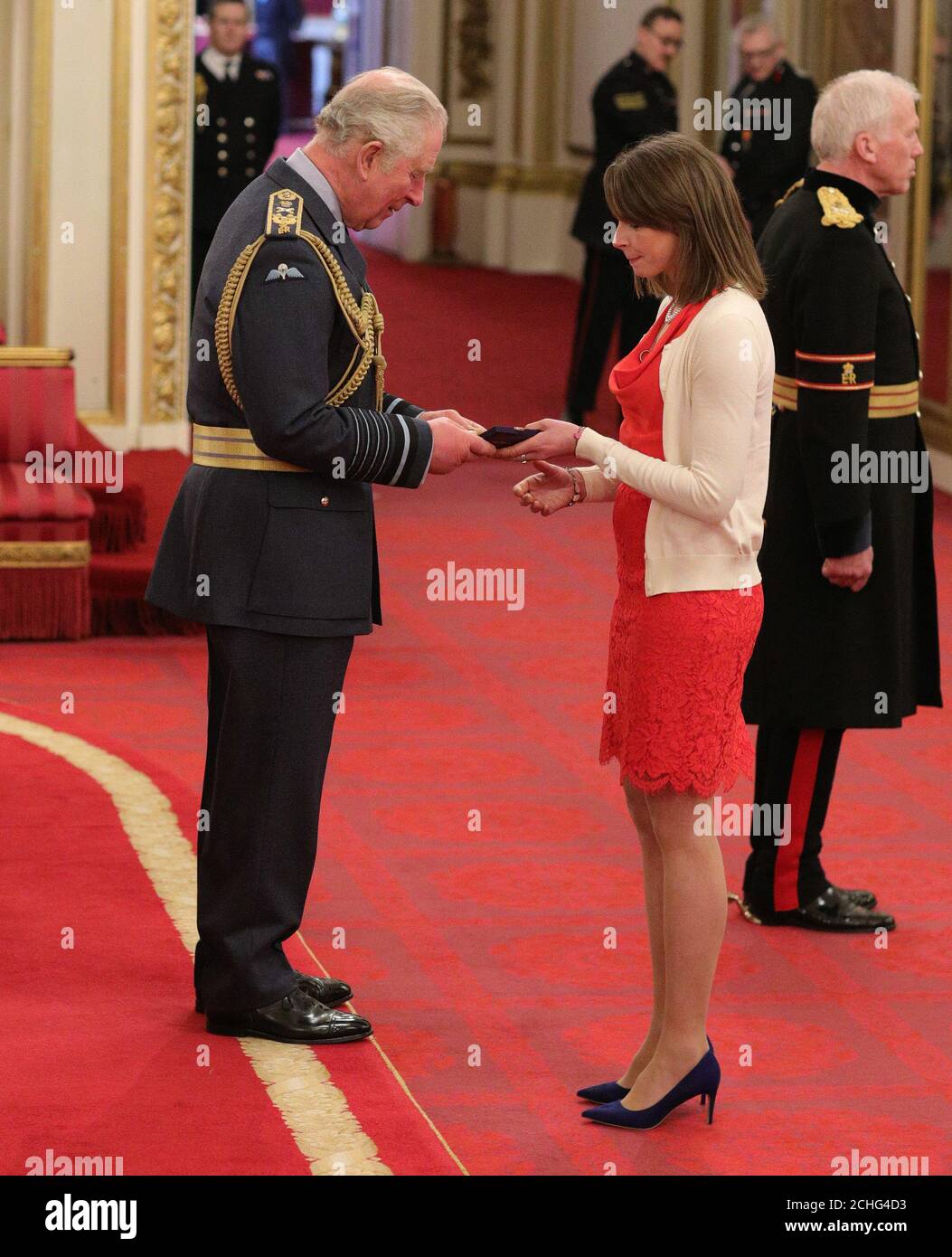 Lucy Foster receives The Queen's Gallantry Medal conferred on her late