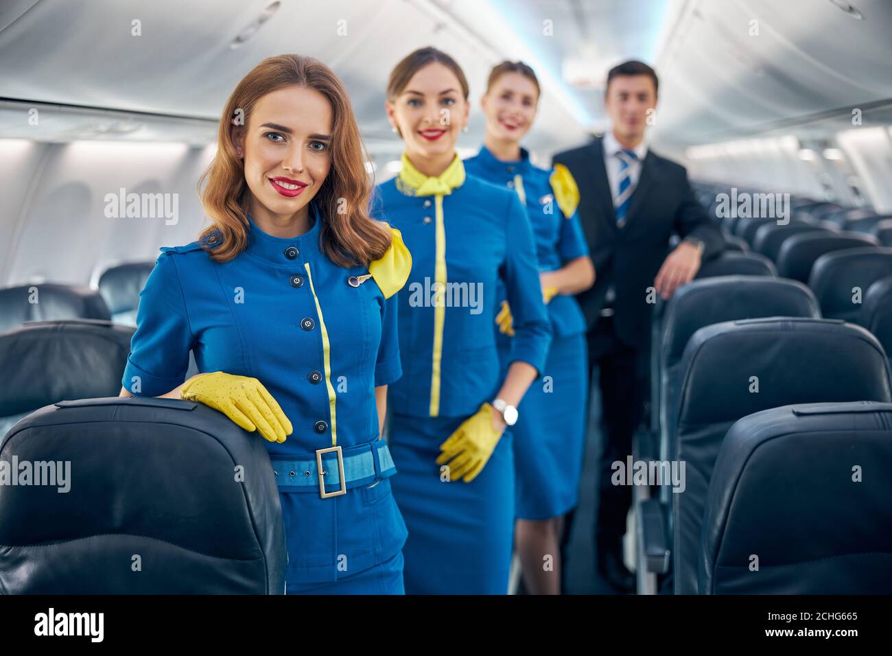 Female airline pilot in uniform hi-res stock photography and images - Alamy