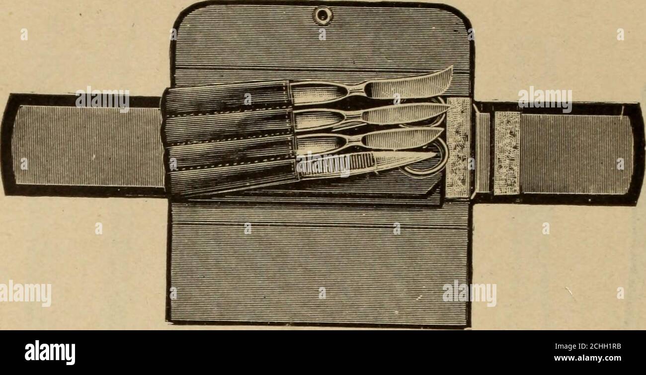 . Illustrated catalogue of surgical instruments : and of allied lines . e 2.25 A-92 Von Bruns 1.25 GOUGES A-93 Haslams, 3 widths 1.15 A-94 Von Bruns, 3 widths 1.50 FORCEPS A-100 Fine, broad points 55 A-105 Fine, narrow points 55 A-110 Plain, broad points 50 MALLETS *A-115 All steel, hooked handle 2.25 *A-117 Rawhide, wood handle 85 A-116 Morgans, bronze, non-rebounding 2.00 *A-120 Virchows 2.25 HOOKS ♦A-125 Calvarian 1.25 *A-130 Chain, triple 20 NEEDLES *A-135 Straight, dissecting Per dozen 1.75 *A-136 Half curved, dissectiner Per dozen 1.75 *A-137 Double curved, dissecting Per dozen 2.00 PROB Stock Photo
