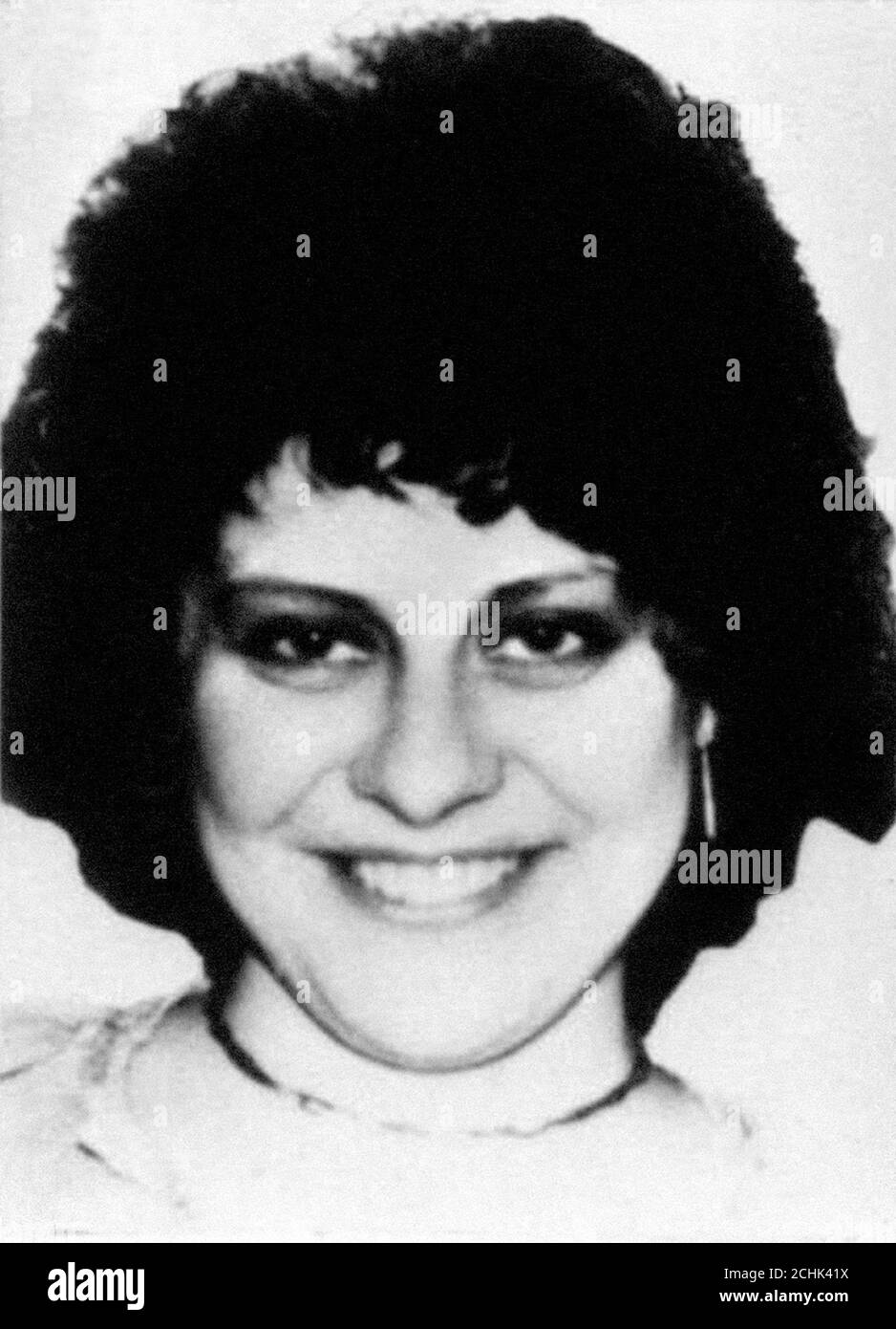 Barbara Leach, the eleventh murder victim of Peter Sutcliffe, known as the Yorkshire Ripper. Stock Photo