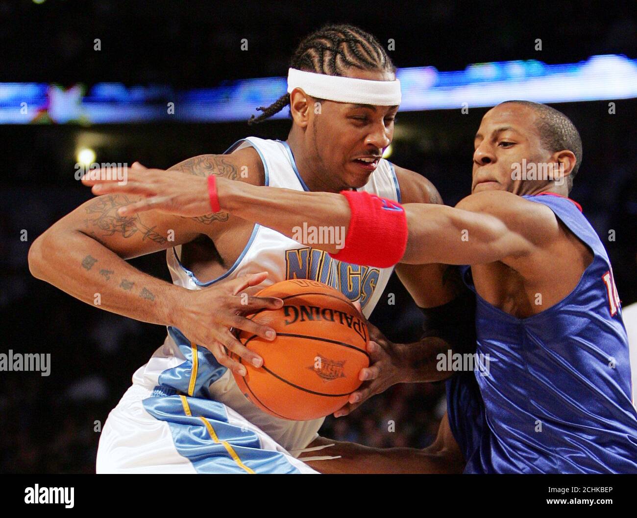 Carmelo anthony denver nuggets drives hi-res stock photography and images -  Alamy