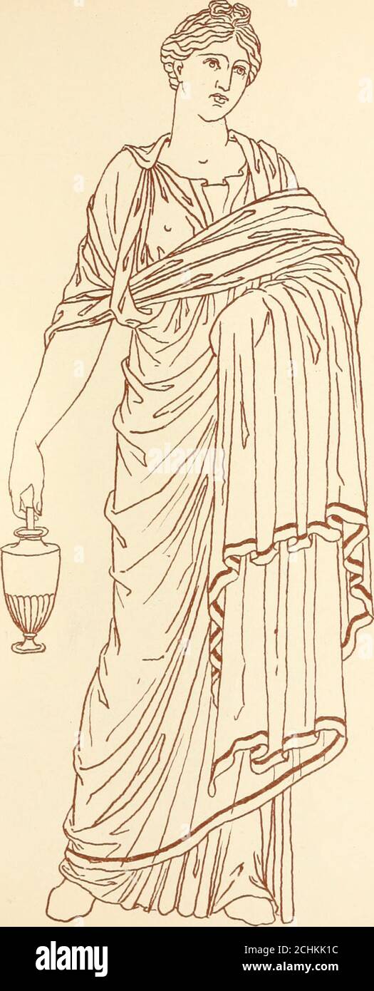 Ancient Greek female costume : illustrated by one hundred and twelve plates  and numerous smaller illustrations ; with descriptive letterpress and  descriptive passages from the works of Homer, Hesiod, Herodotus, Aeschylus,