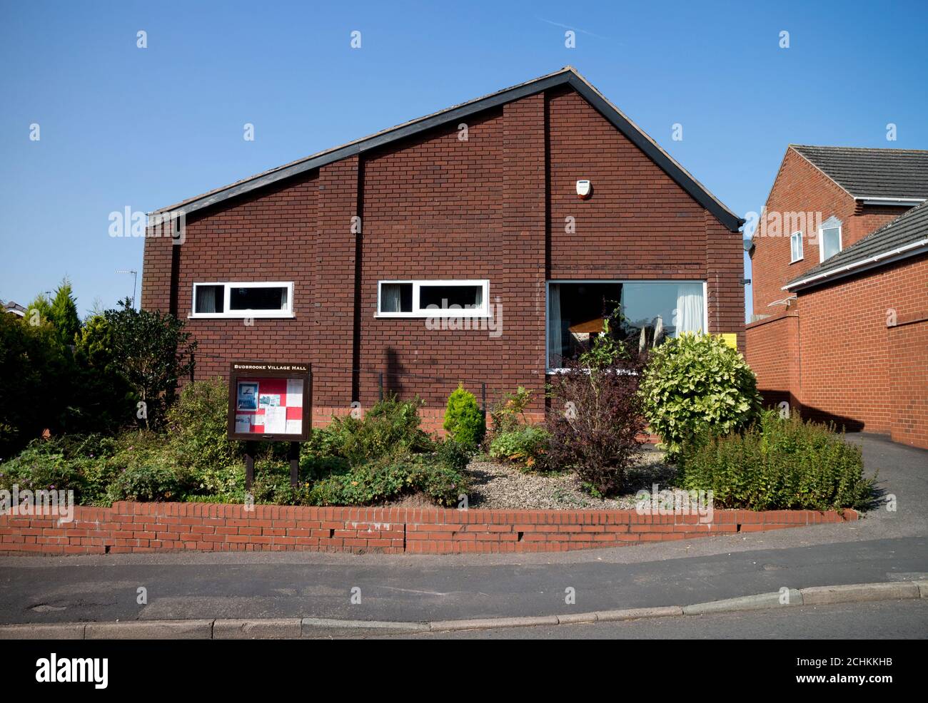 The village hall, Budbrooke, Warwickshire, England, UK Stock Photo