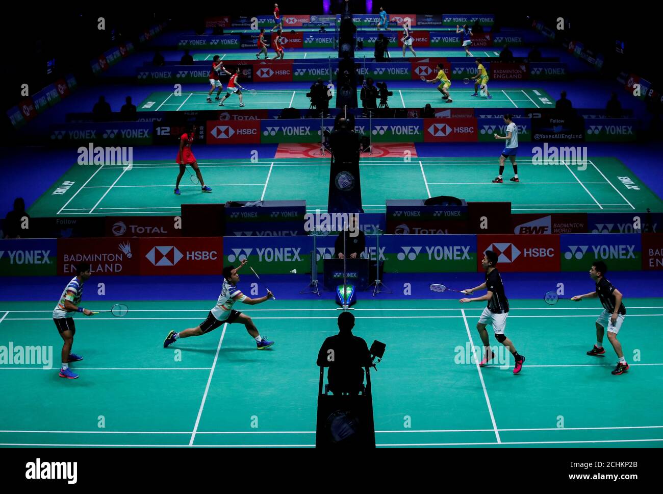 Badminton All England Open Badminton Championships Arena Birmingham Birmigham Britain March 6 2019 General View Of