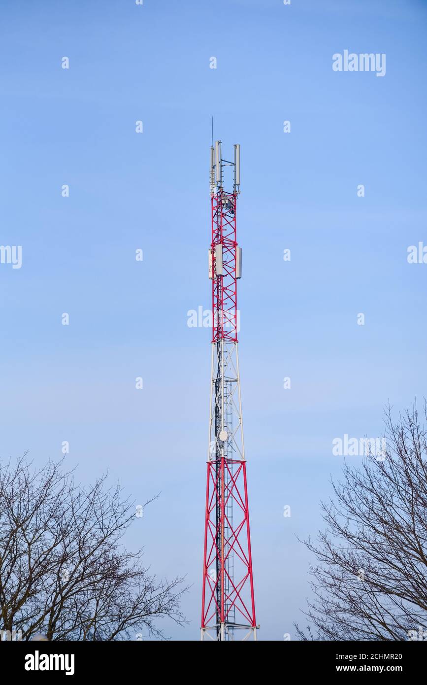 Cloud over communication tower hi-res stock photography and images - Alamy
