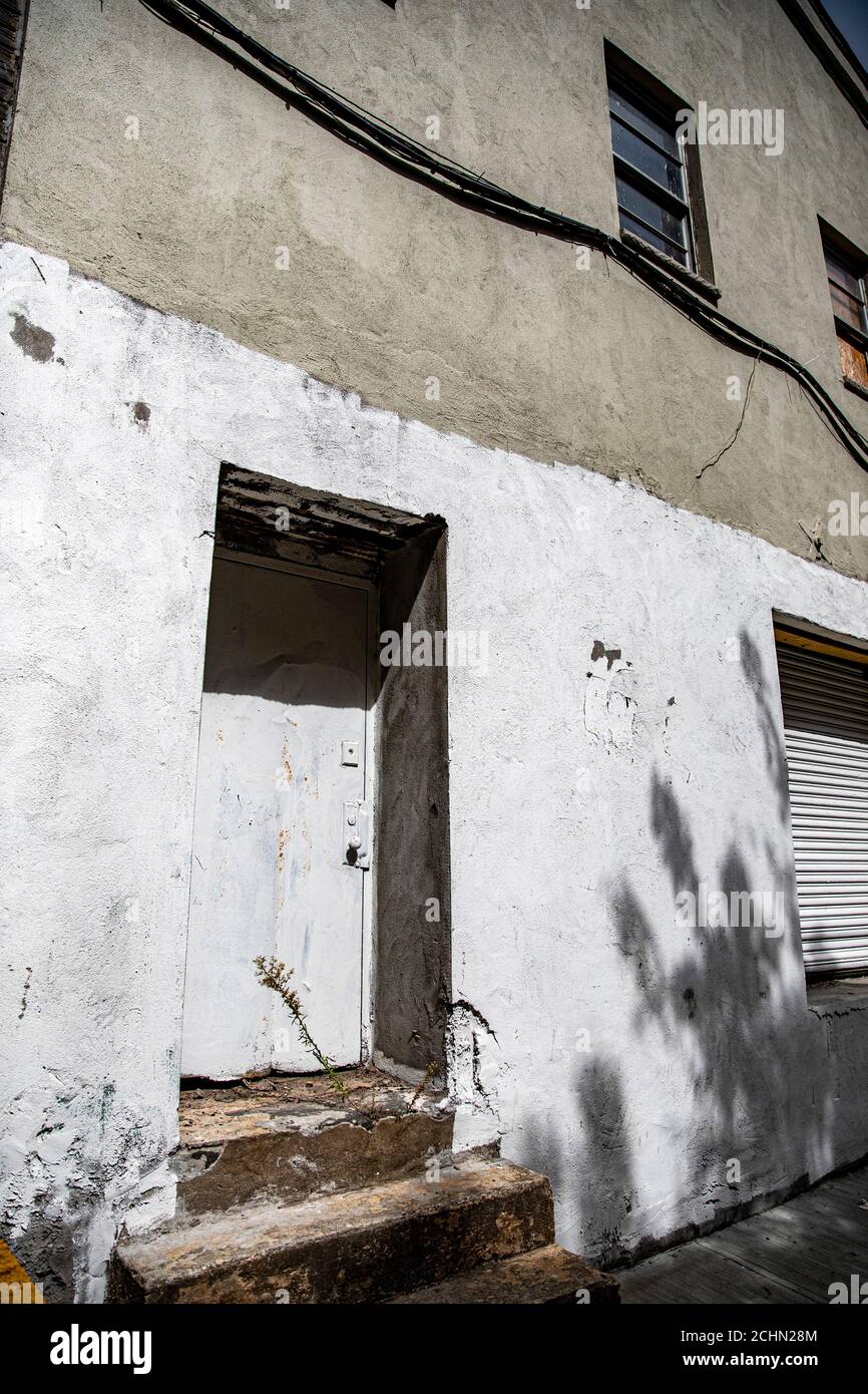 Buildings in the Vinegar Hill section of Brooklyn, New York on Sunday