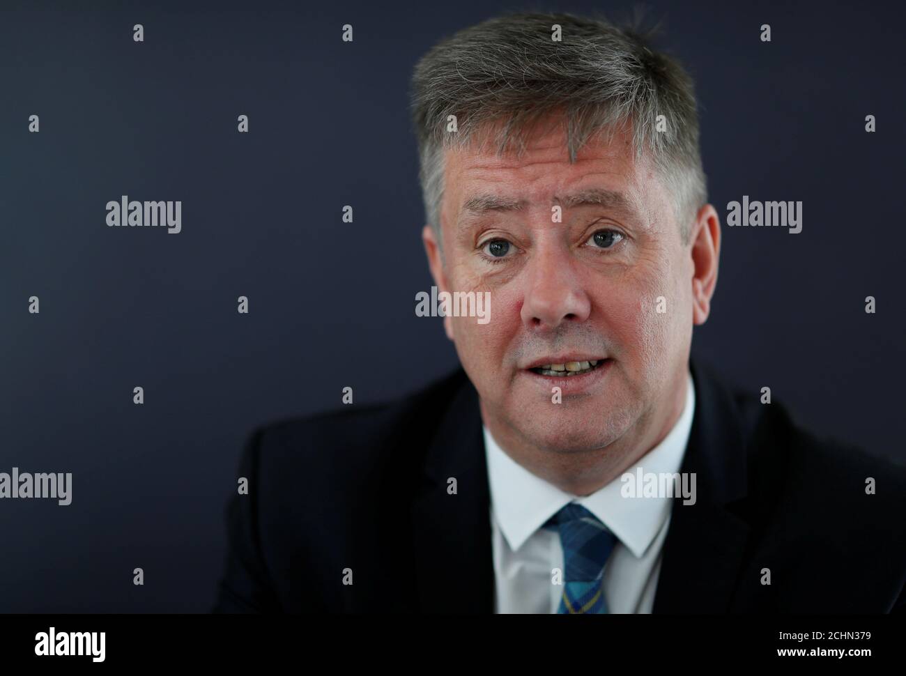 Interview with keith brown hires stock photography and images Alamy