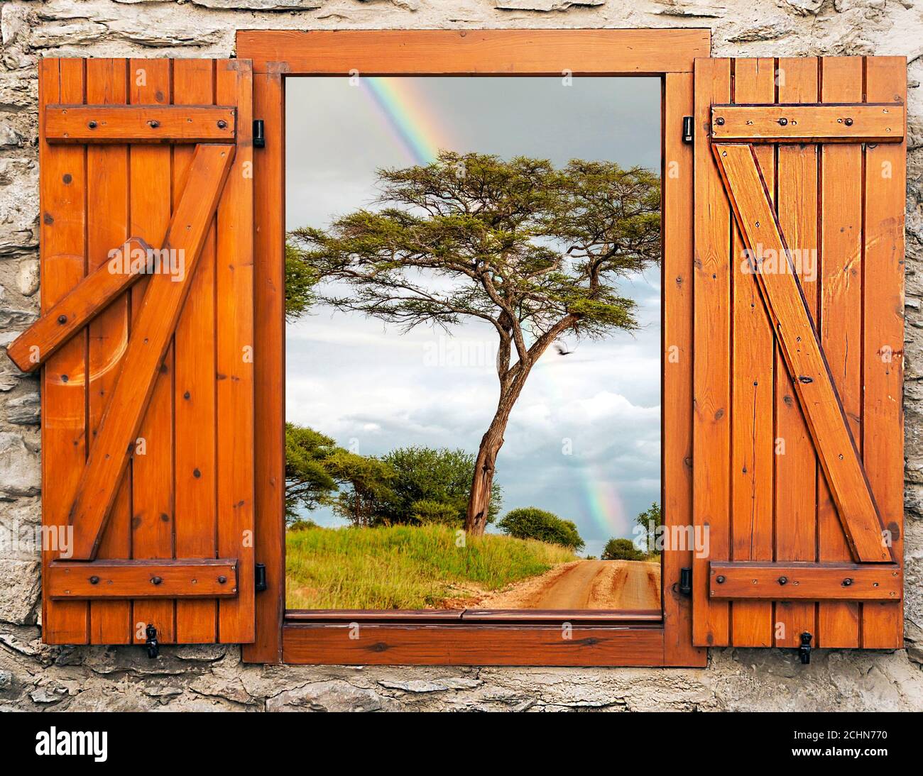 Zimbabwe tree house hi-res stock photography and images - Alamy