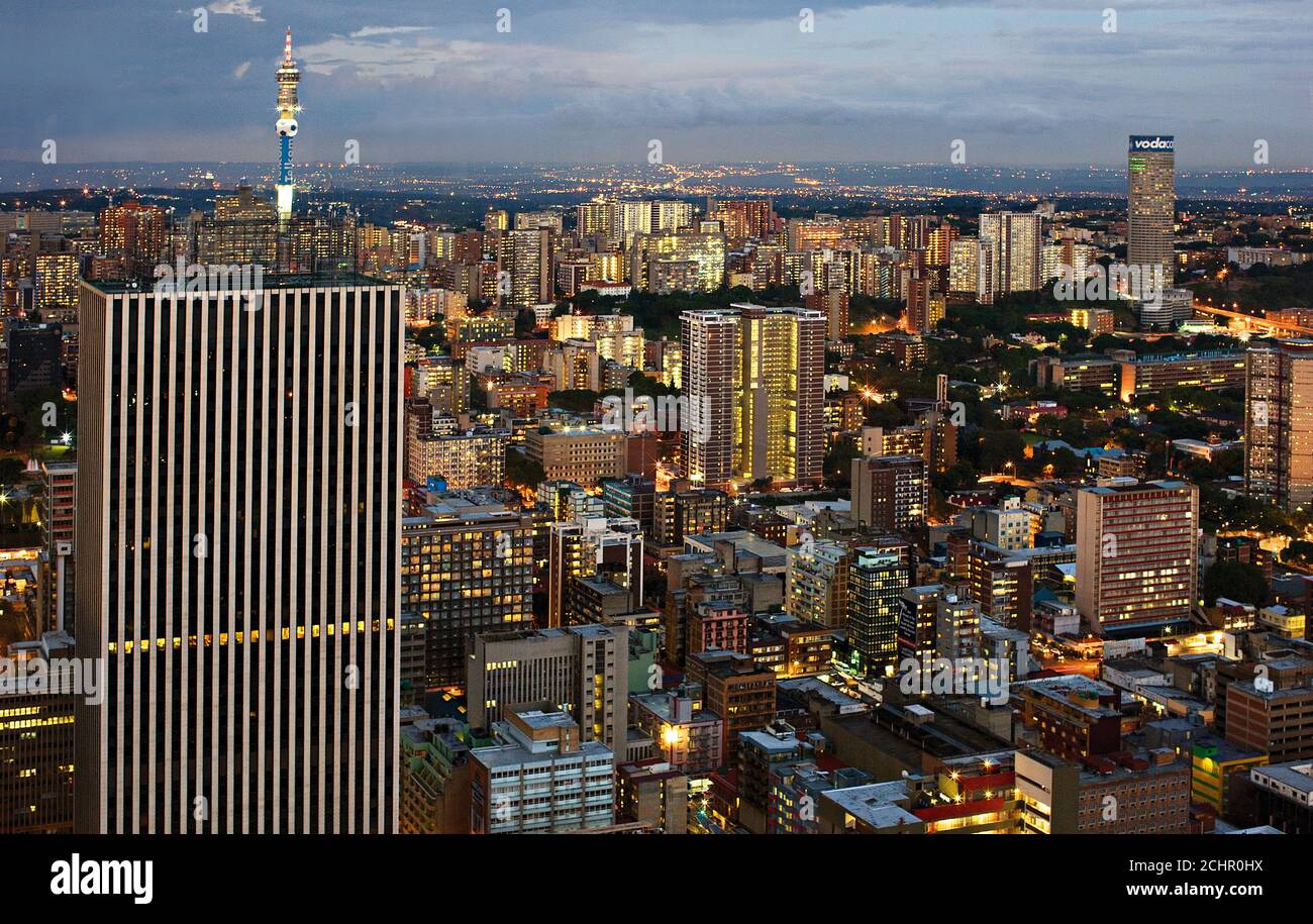 Johannesburg skyline Stock Photo