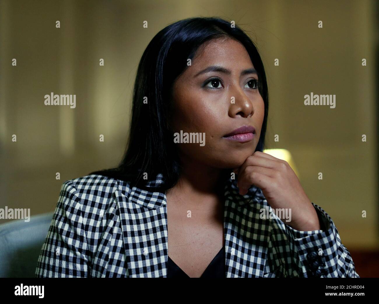 Mexican actor Yalitza Aparicio, who is nominated for an Oscar for Best