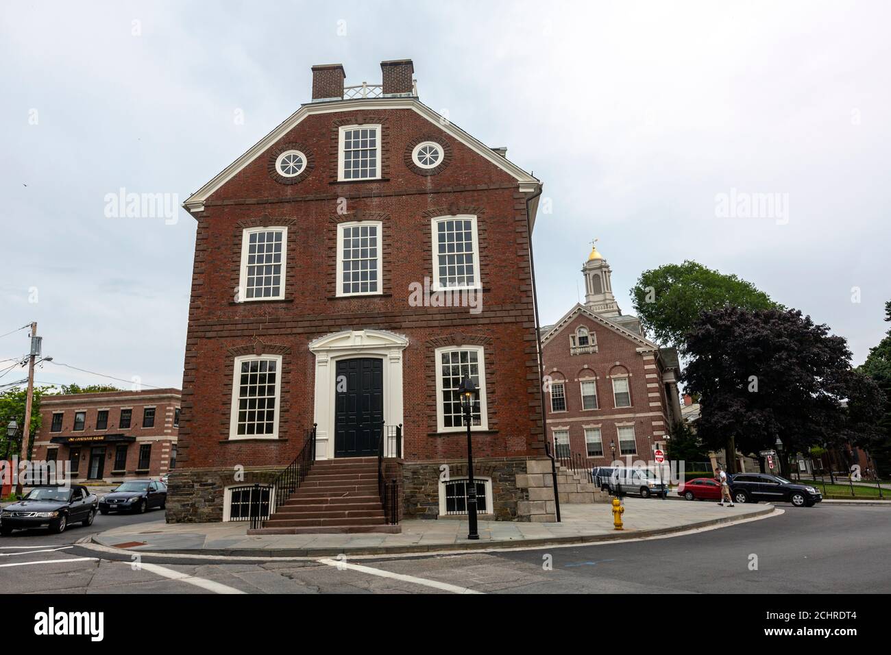 Old Colony House, Washington Square, Newport, Rhode Island, USA Stock Photo