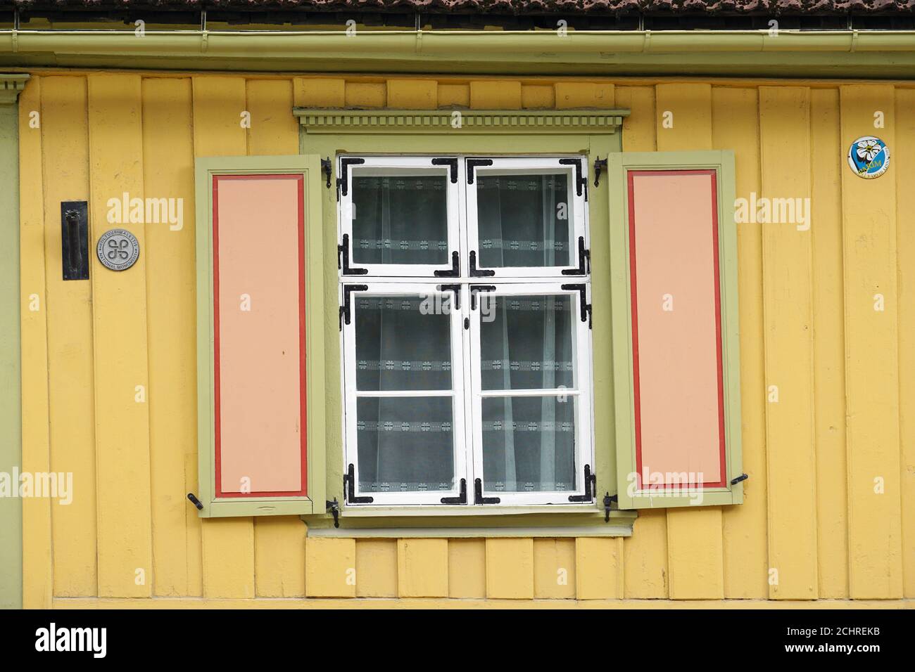 traditional wooden house, Viljandi. Estonia, Europe Stock Photo Alamy
